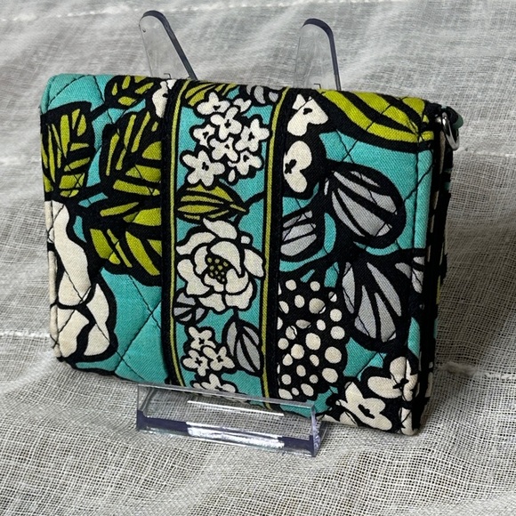 Vera Bradley Island Blooms Design Wallet Phone Holder Wallet Case Designer GUC - Picture 2 of 10
